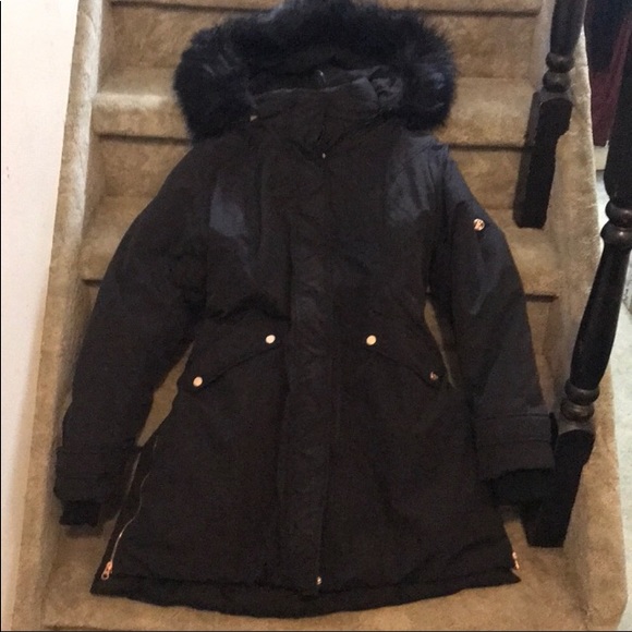 NEW JESSICA SIMPSON ROSE GOLD ADIRONDAK COAT - Picture 9 of 9